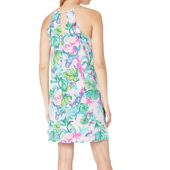 Nwot Lilly Pulitzer XS mermaid in the shade billie dress - Picture 2 of 6